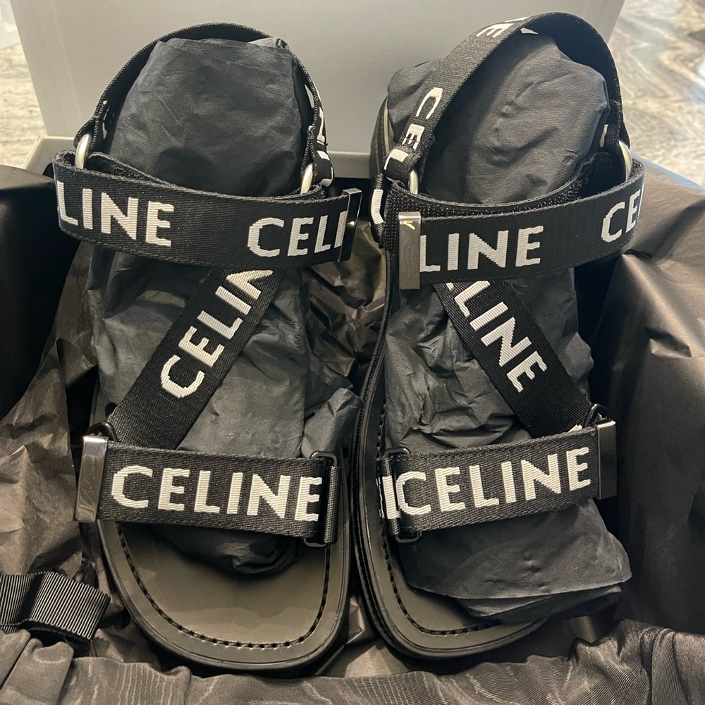 Celine Leo Strappy Sandals